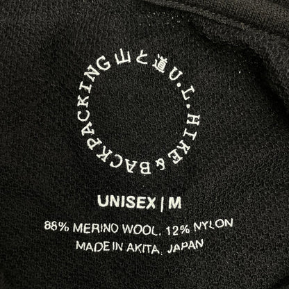 ﾌﾞﾗｯｸ DF Mesh Merino Long Sleeve ｶｯﾄｿｰ トップス M メンズ