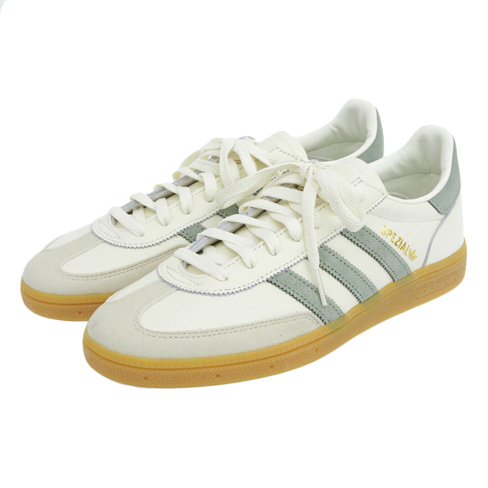 adidas 阿迪达斯 几乎全新 HANDBALL SPEZIAL 手球特别款 运动鞋 男士 米白x绿色 27cm IF9730 鞋履