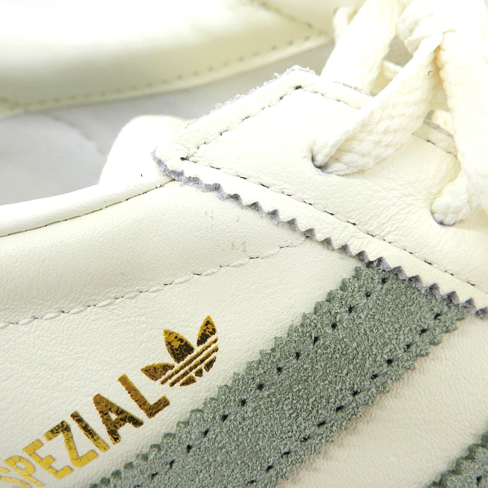 adidas 阿迪达斯 几乎全新 HANDBALL SPEZIAL 手球特别款 运动鞋 男士 米白x绿色 27cm IF9730 鞋履