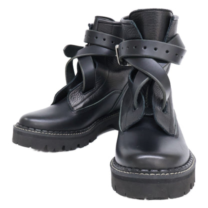 Y's ワイズ 20AW YR-E04-704 COMBI LEATHER BELT BOOTS コンビ レザー ベルト ブーツ/ シューズ