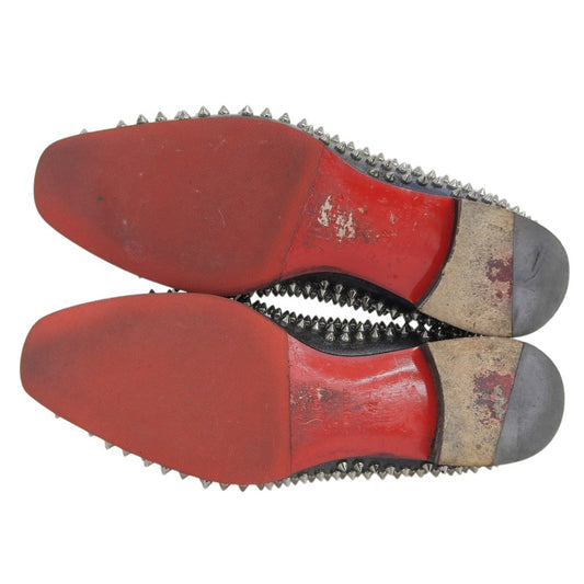 Christian Louboutin クリスチャンルブタン マルチカラー パテント ダンデライオン スパイクシューズ メンズ ブルー×レッド 42 シューズ