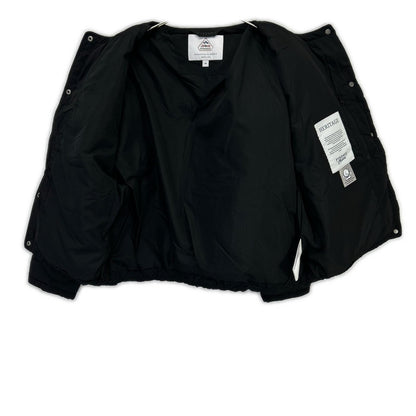 PYRENEX ピレネックス HWY012 ブラック NACRE ノクル ノーカラーキルティングダウンジャケット ジャケット