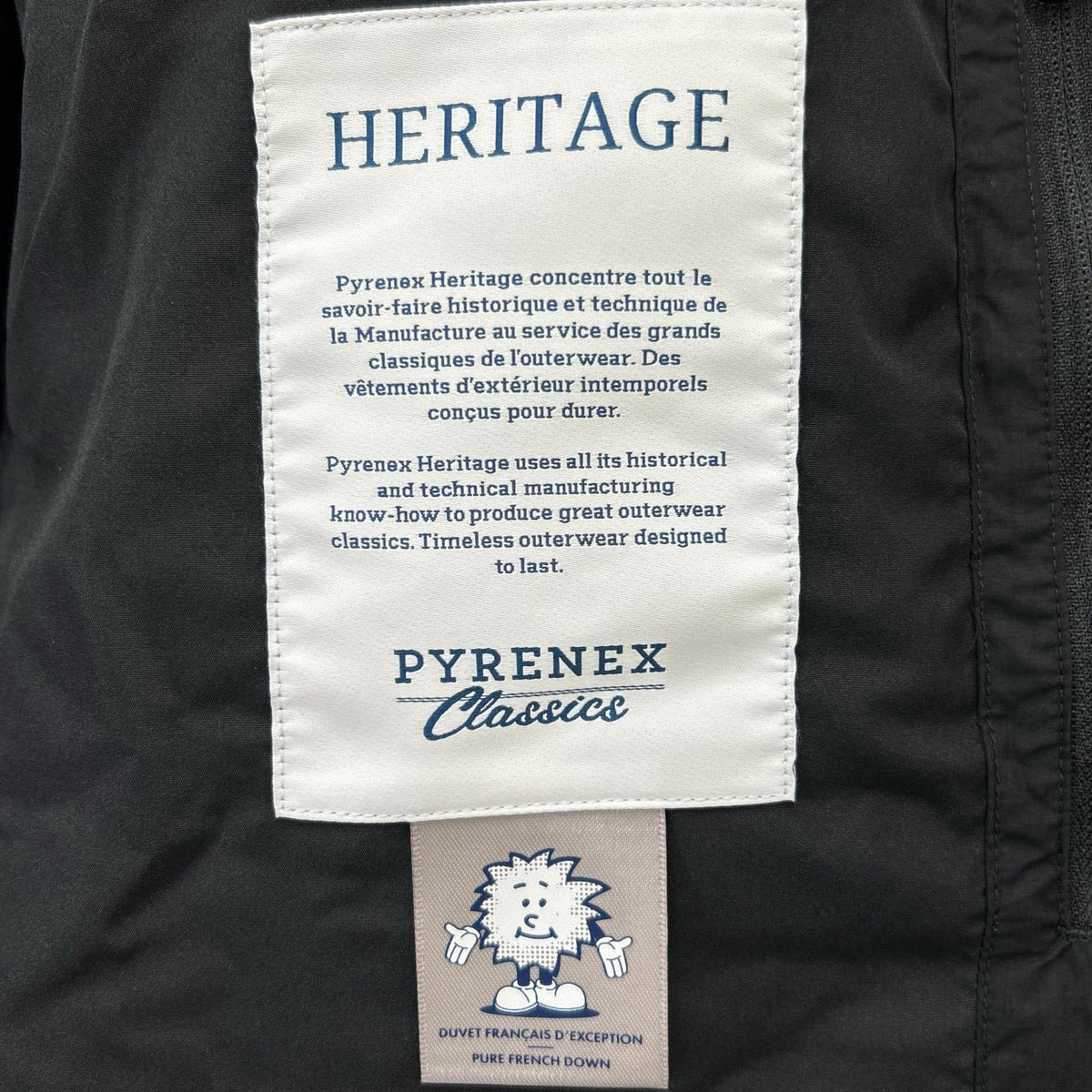 PYRENEX ピレネックス HWY012 ブラック NACRE ノクル ノーカラーキルティングダウンジャケット ジャケット