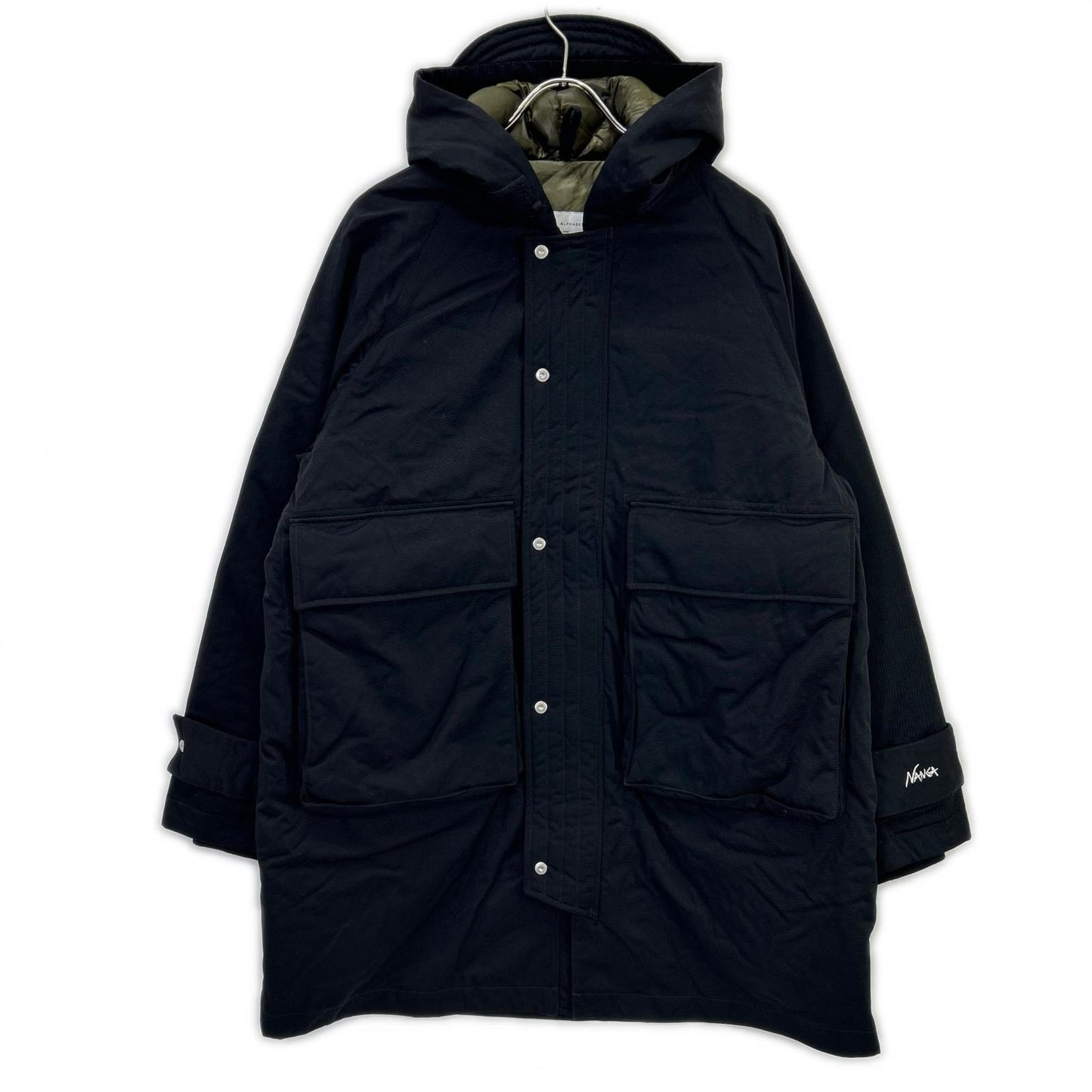 [×MANUAL ALPHABET] MA-J-341 Black City Slicker Down Coat 2 Men's