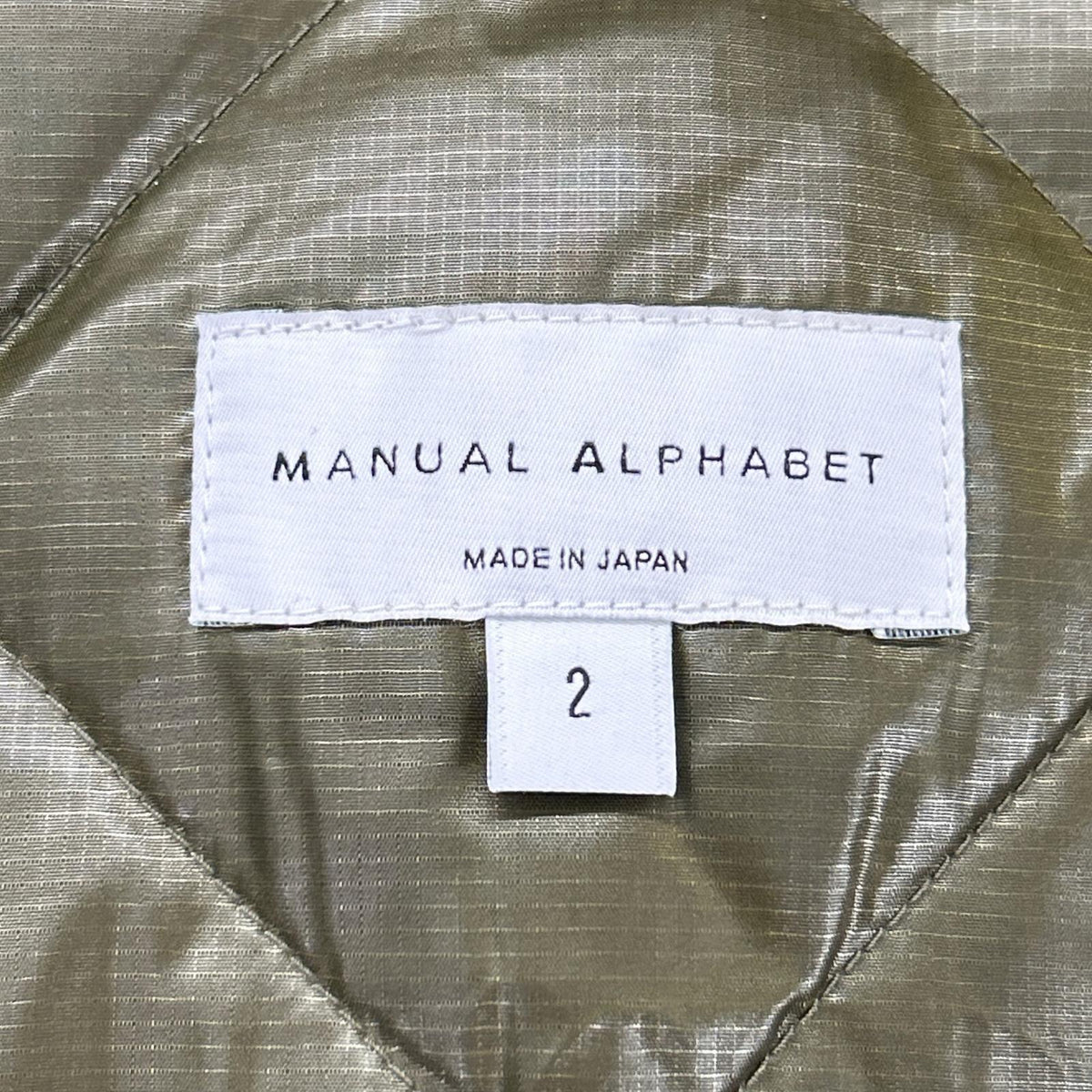 NANGA Nanga [× MANUAL ALPHABET] MA-J-341 Black CITY SLICKER DOWN COAT Coat