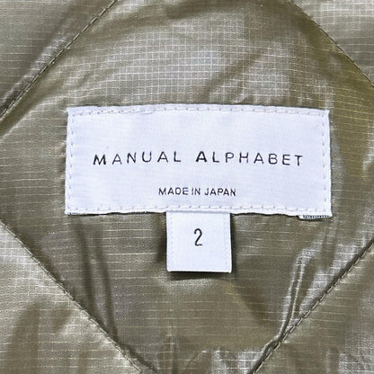 NANGA Nanga [× MANUAL ALPHABET] MA-J-341 Black CITY SLICKER DOWN COAT Coat