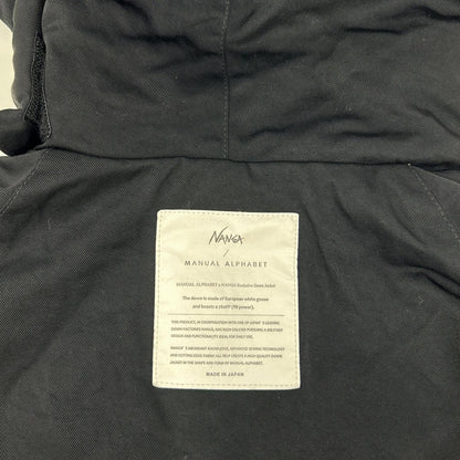 [×MANUAL ALPHABET] MA-J-341 Black City Slicker Down Coat 2 Men's