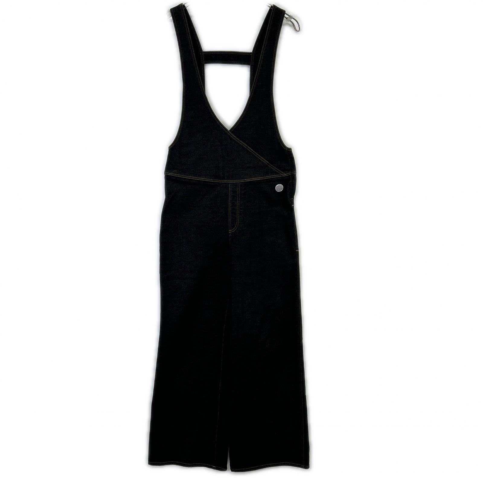 BORDERS at BALCONY BORDERS at BALCONY 黑色 STRETCH DENIM ALL IN ONE/弹力牛仔连体裤 背带裤 连体裤