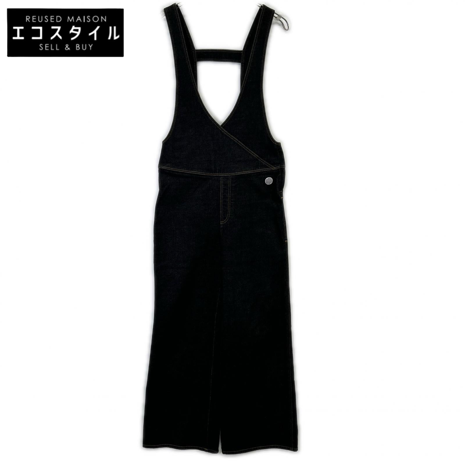 BORDERS at BALCONY BORDERS at BALCONY 黑色 STRETCH DENIM ALL IN ONE/弹力牛仔连体裤 背带裤 连体裤