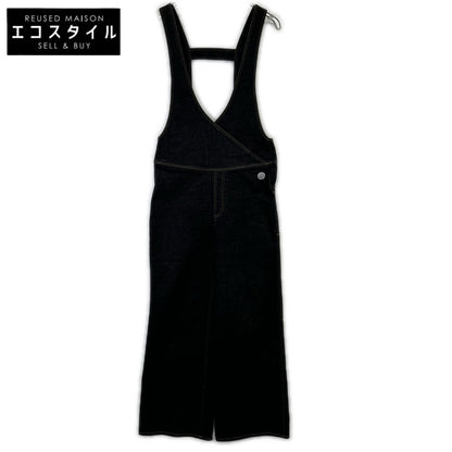 BORDERS at BALCONY BORDERS at BALCONY 黑色 STRETCH DENIM ALL IN ONE/弹力牛仔连体裤 背带裤 连体裤