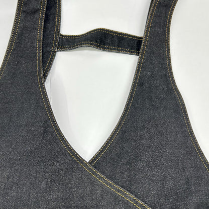 BORDERS at BALCONY BORDERS at BALCONY 黑色 STRETCH DENIM ALL IN ONE/弹力牛仔连体裤 背带裤 连体裤