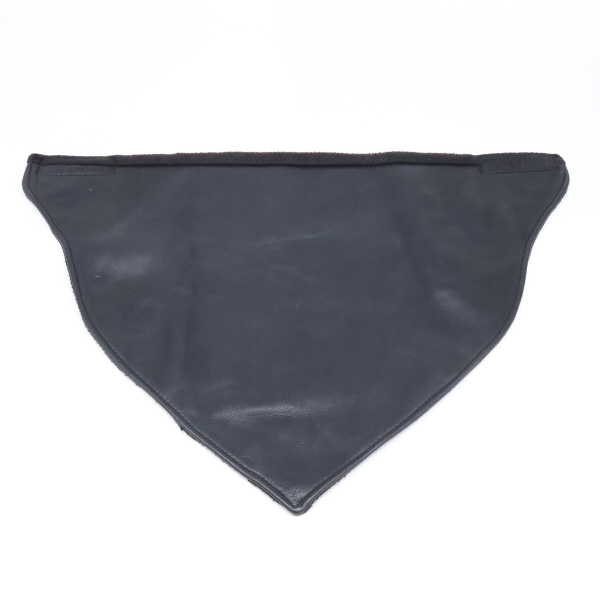 Logo-Patch Leather Neck Warmer Scarf for Men