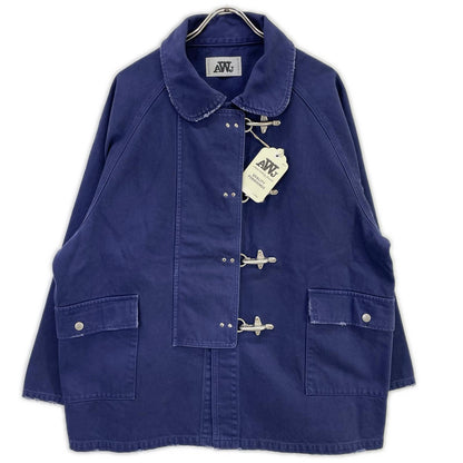 ATELLIER WELLS BY JOHNBULL WY241L04 Purple Katsuragi Overdyed Fireman Jacket