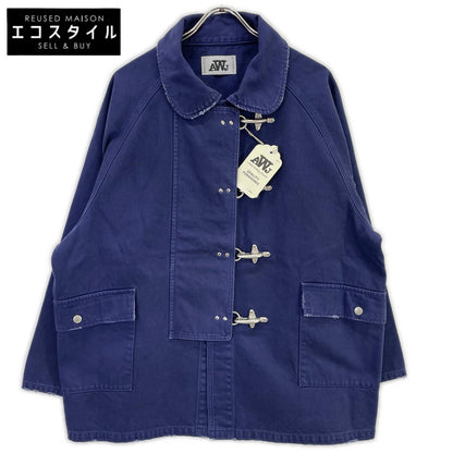 ATELLIER WELLS BY JOHNBULL WY241L04 Purple Katsuragi Overdyed Fireman Jacket