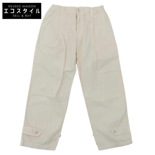 iori イオリ 新品同様 iori57 Ecru 1 Tuck Pants ワンタックパンツ ボトムス レディース オフホワイト 2 ボトムス