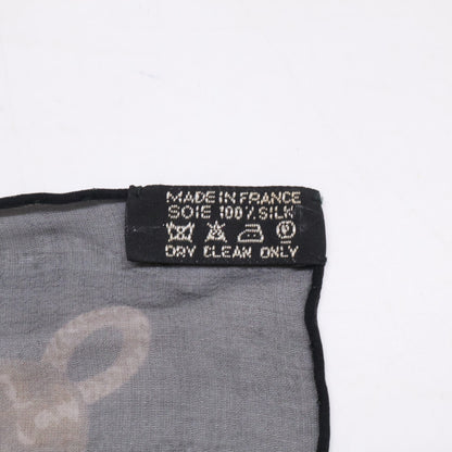 HERMES エルメス BRANDEBOURGS シアー カレ90 シルク スカーフ