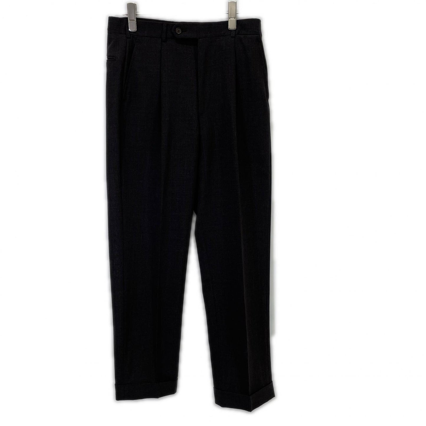 Belvest 贝尔维斯特 【Barneys New York特别定制】深棕色羊毛条纹SUPER 140S三扣西服套装 西服套装
