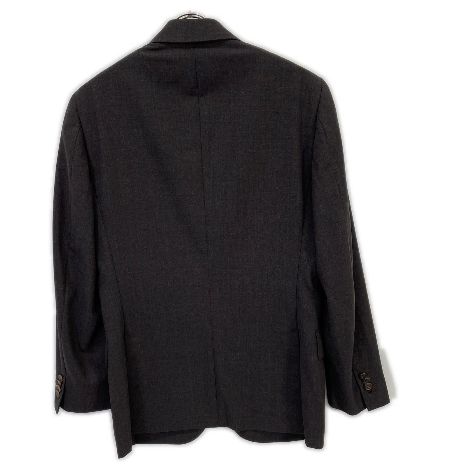 Belvest 贝尔维斯特 【Barneys New York特别定制】深棕色羊毛条纹SUPER 140S三扣西服套装 西服套装
