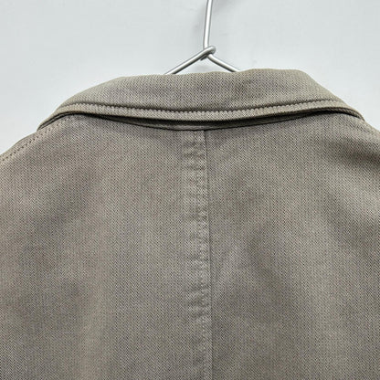 GRAY ITALIAN COTTON CHELSEA 2B SAFARI JACKET 44 MEN