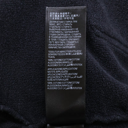BALENCIAGA 【As new/Domestic regular/24 production】783397 Front Logo Frayed Distressed Pullover Cropped Hoodie Top