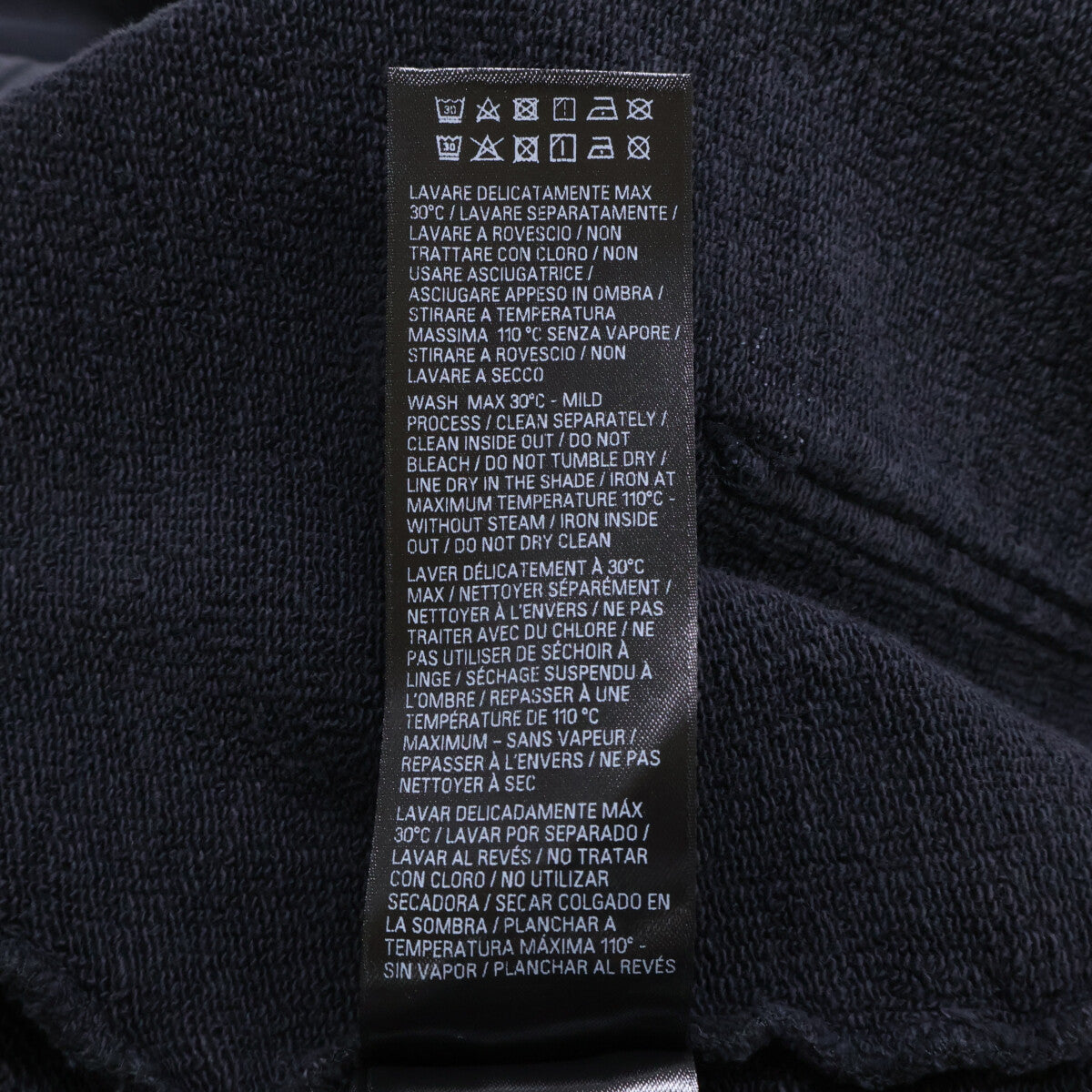 BALENCIAGA 【As new/Domestic regular/24 production】783397 Front Logo Frayed Distressed Pullover Cropped Hoodie Top