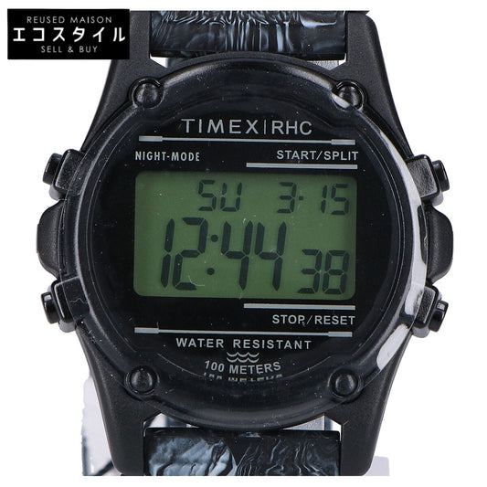 TIMEX 【Like New】TIMEX for RHC Ron Herman TW2V65000 Atlantis Marble Rubber Belt Digital Watch