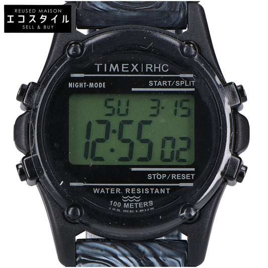 TIMEX タイメックス 【新品同様】TIMEX for RHC タイメックス ロンハーマン TW2V65000 Atlantis アトランティス マーブルラバーベルト デジタル 腕時計