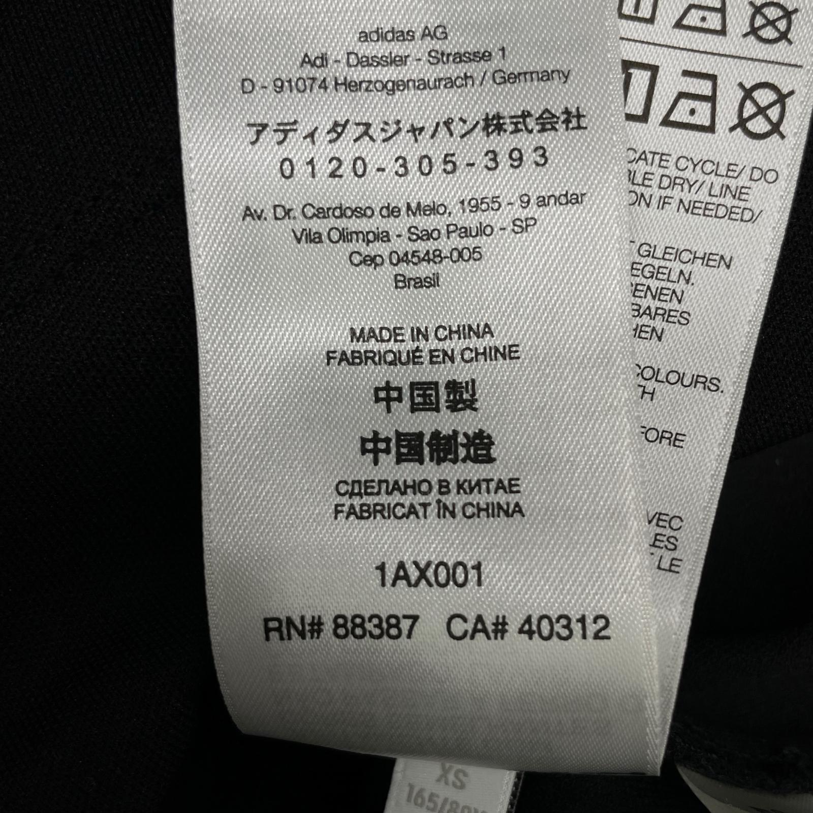 Y-3 ワイスリー HA6299 ブラック ハーフジップ クラシック トラックドレス ワンピース