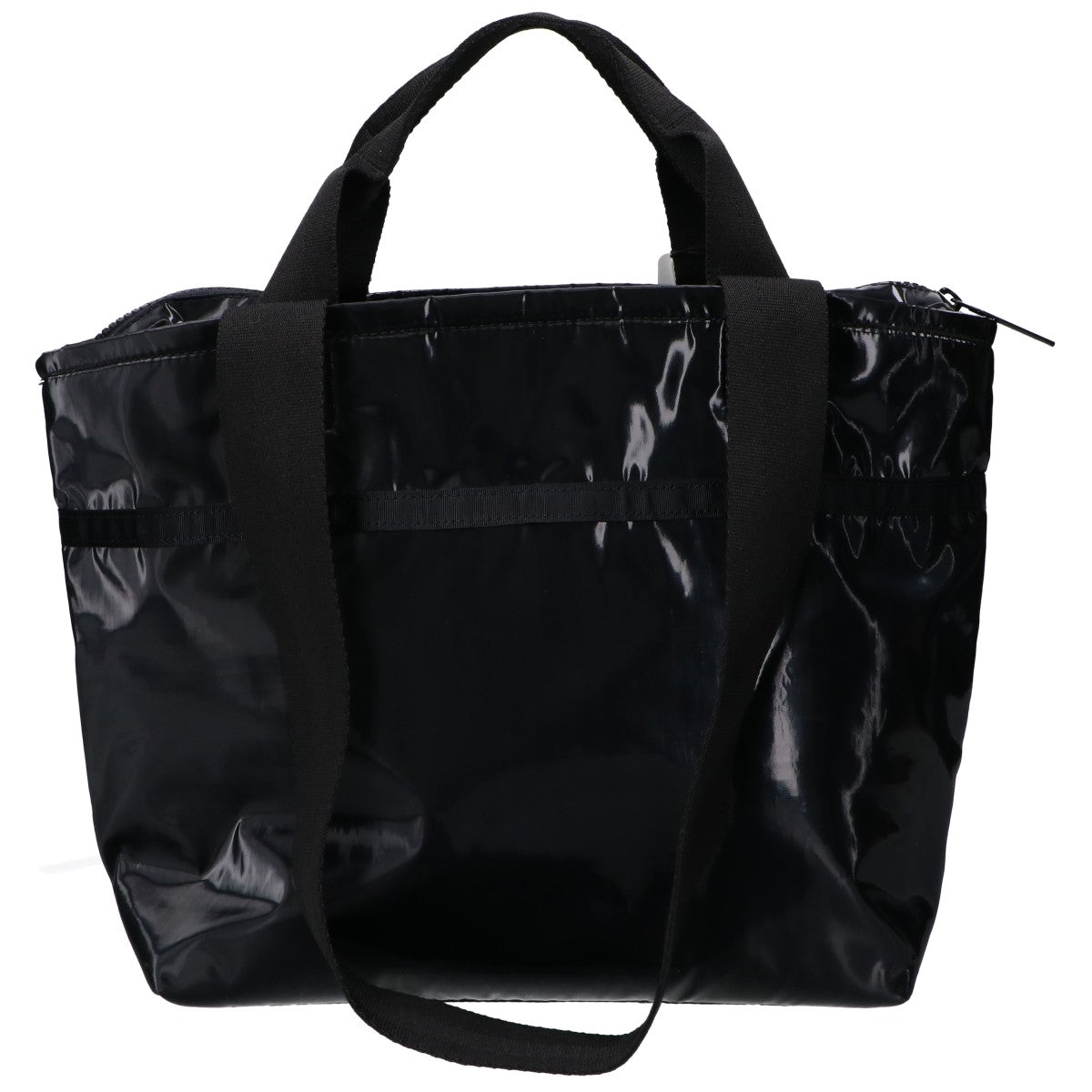 LESPORTSAC レスポートサック 1542 ブラックシャイン TWO HANDLE ZIP TOTE トートバッグ トートバッグ