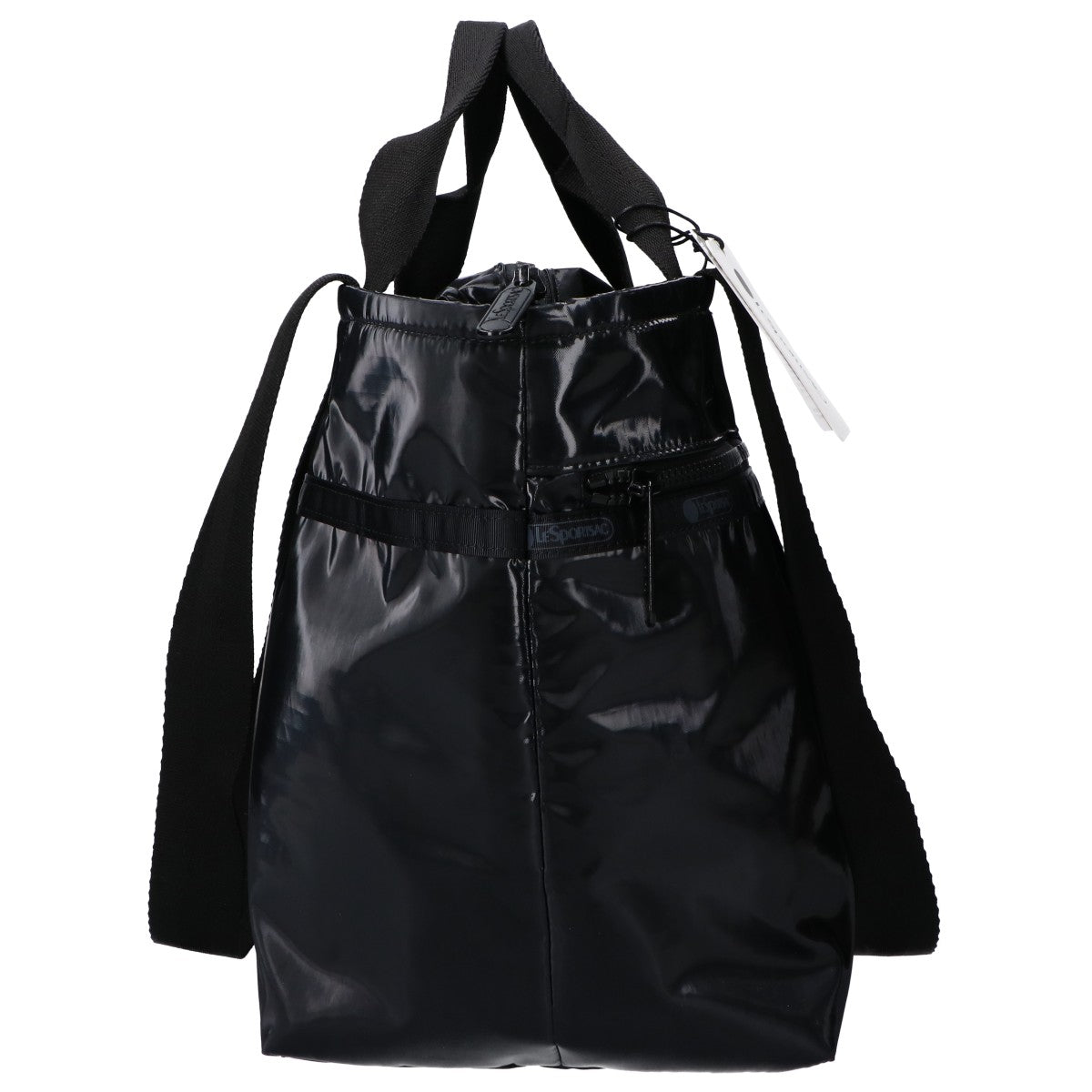 LESPORTSAC レスポートサック 1542 ブラックシャイン TWO HANDLE ZIP TOTE トートバッグ トートバッグ