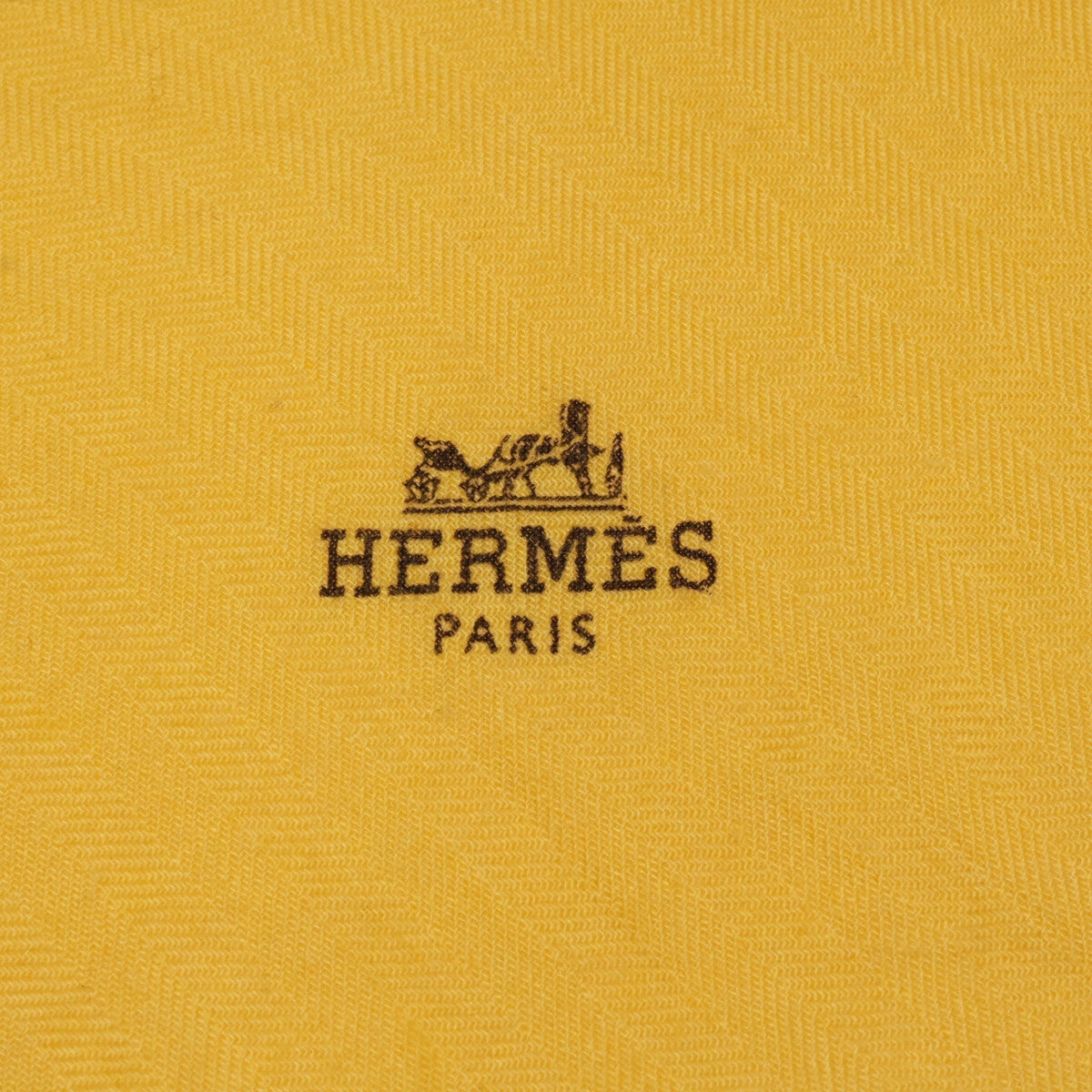 HERMES エルメス ロゴ入り カシミヤｘシルク ロザンジュ スカーフ
