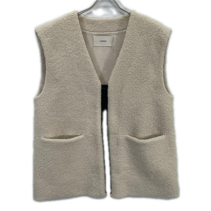 LOHEN ローヘン LH24A-JK054 24AW アイボリー ECO MOUTON GILET ボアジレベスト ベスト
