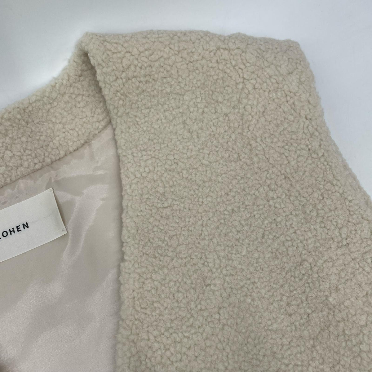 LOHEN ローヘン LH24A-JK054 24AW アイボリー ECO MOUTON GILET ボアジレベスト ベスト
