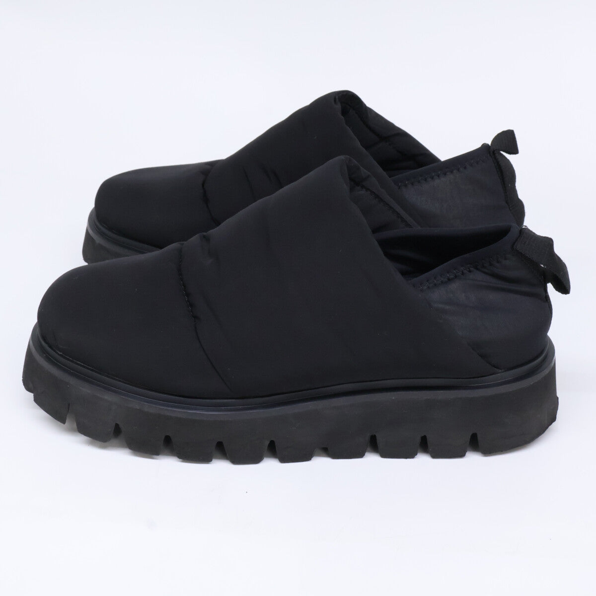 nagonstans Nylon 2-Way Platform Slip-On Shoes