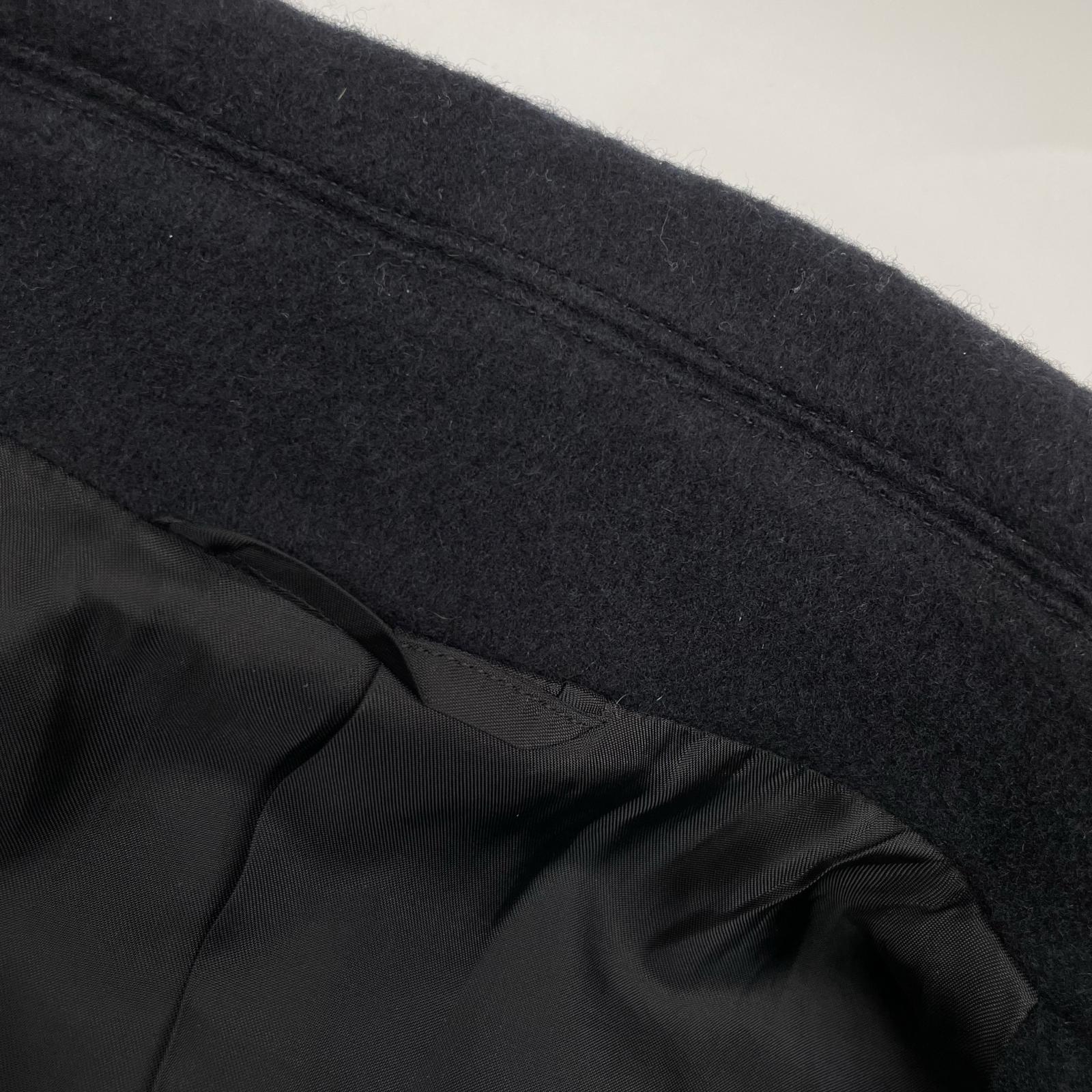 blurhms ブラームス 【ONLY ARK別注】BHS23F014-ARK ネイビー Wool Cashmere Pea Coat ウールカシミヤPコート コート