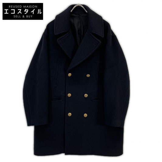 blurhms ブラームス 【ONLY ARK別注】BHS23F014-ARK ネイビー Wool Cashmere Pea Coat ウールカシミヤPコート コート