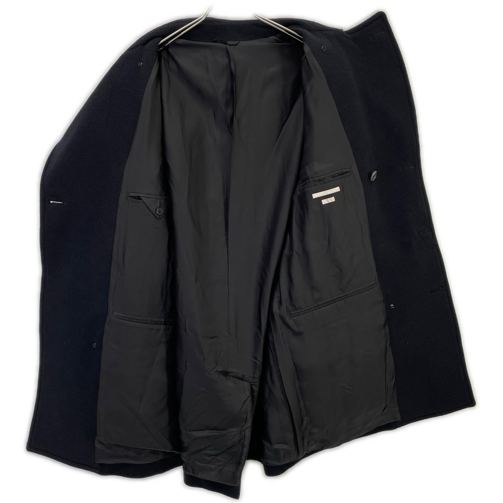 blurhms ブラームス 【ONLY ARK別注】BHS23F014-ARK ネイビー Wool Cashmere Pea Coat ウールカシミヤPコート コート
