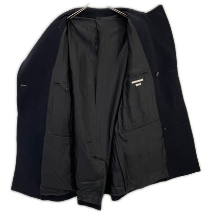 blurhms ブラームス 【ONLY ARK別注】BHS23F014-ARK ネイビー Wool Cashmere Pea Coat ウールカシミヤPコート コート