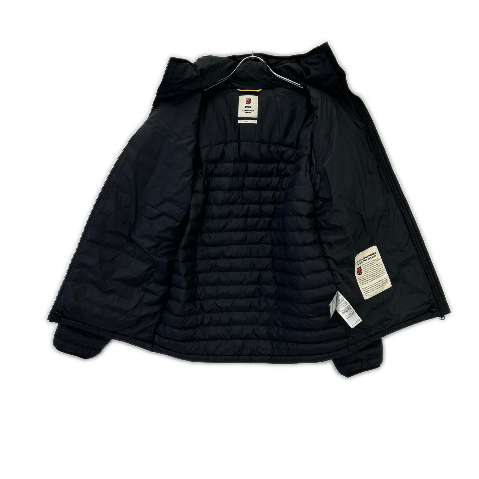 86119 ﾌﾞﾗｯｸ Expedition Latt Hoodie M ﾌｰﾃﾞｯﾄﾊﾟﾃｯﾄﾞｼﾞｬｹｯﾄ ジャケット L メンズ