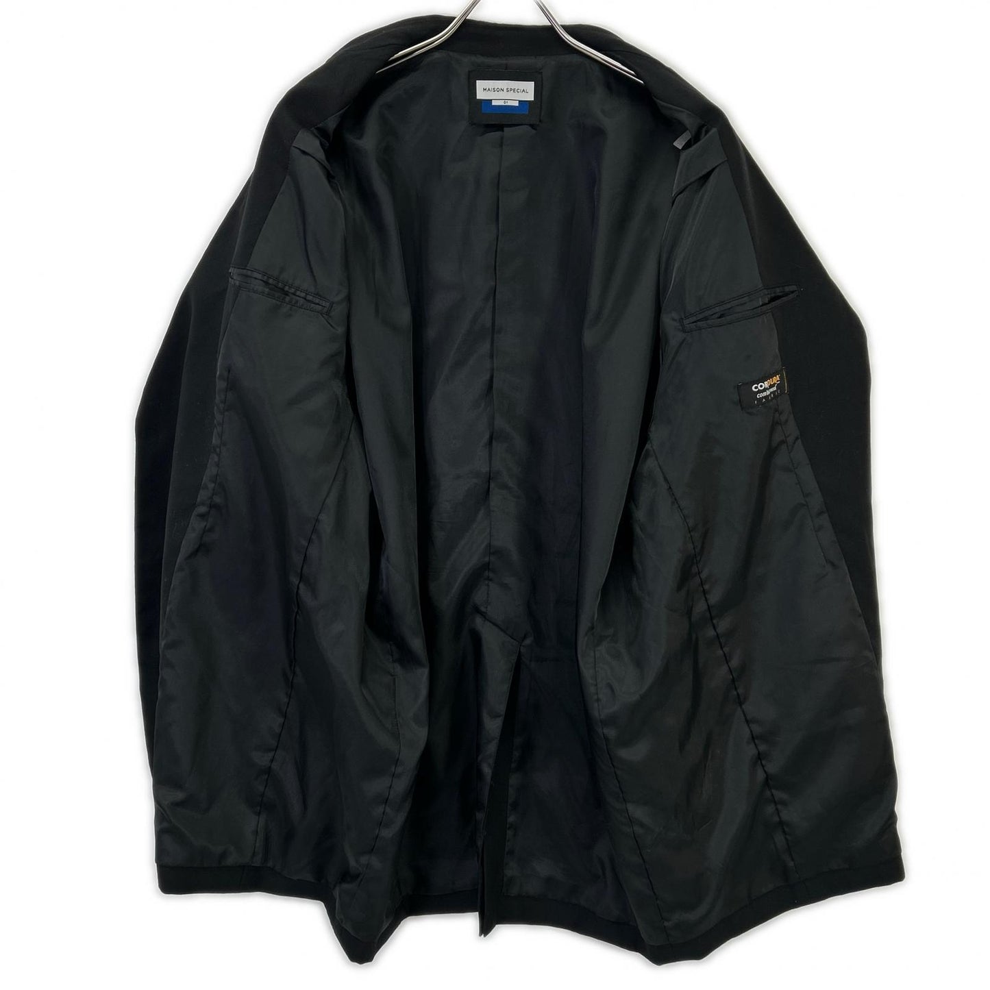 MAISON SPECIAL MEZON SUPECIAL 11222111207 黑色 CORDURA WOOL 金扣 西装夹克 夹克
