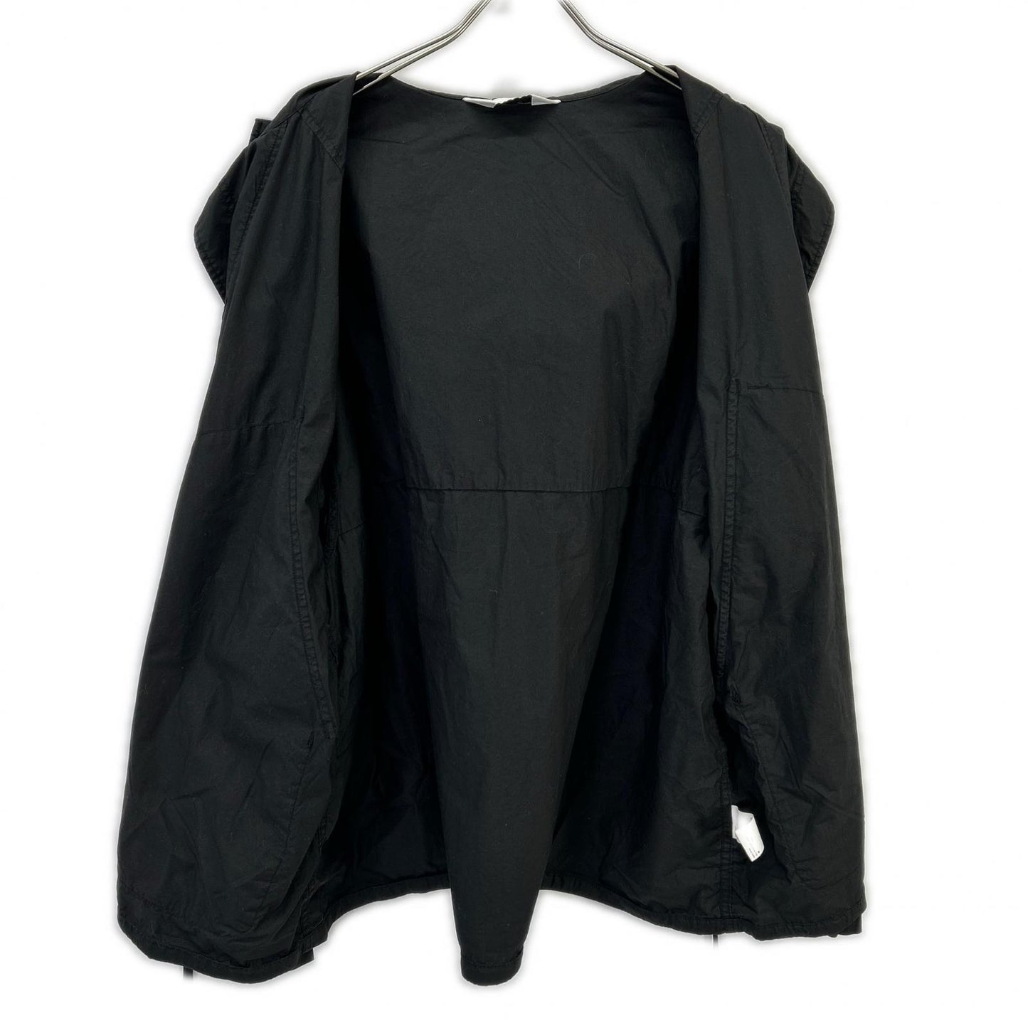 ANCELLM アンセルム 26SS ANC-SH91 黑色 HOODED FIELD SHIRT JACKET 连帽野战衬衫夹克