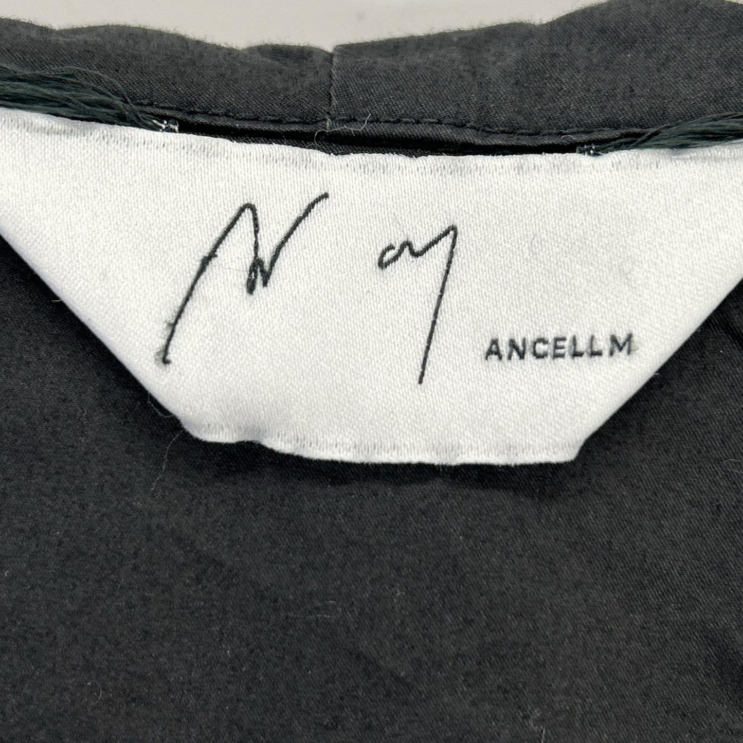 ANCELLM アンセルム 26SS ANC-SH91 黑色 HOODED FIELD SHIRT JACKET 连帽野战衬衫夹克