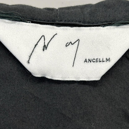 ANCELLM アンセルム 26SS ANC-SH91 黑色 HOODED FIELD SHIRT JACKET 连帽野战衬衫夹克