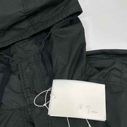 ANCELLM アンセルム 26SS ANC-SH91 黑色 HOODED FIELD SHIRT JACKET 连帽野战衬衫夹克