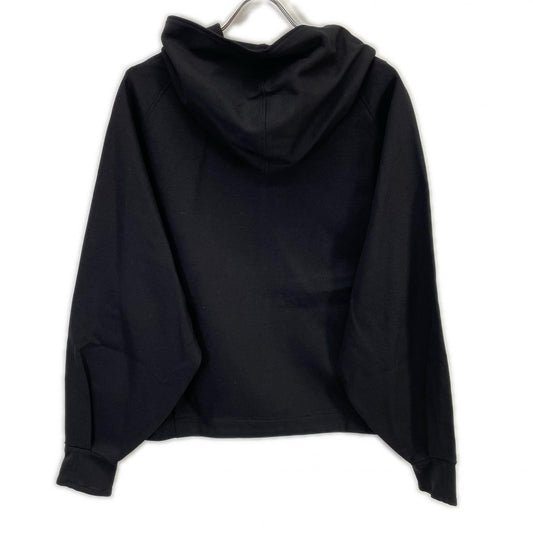 24SS ﾌﾞﾗｯｸ ｼﾞｯﾌﾟｱｯﾌﾟﾌｰﾃﾞｯﾄﾞｼﾞｬｹｯﾄ ジャケット 36 レディース