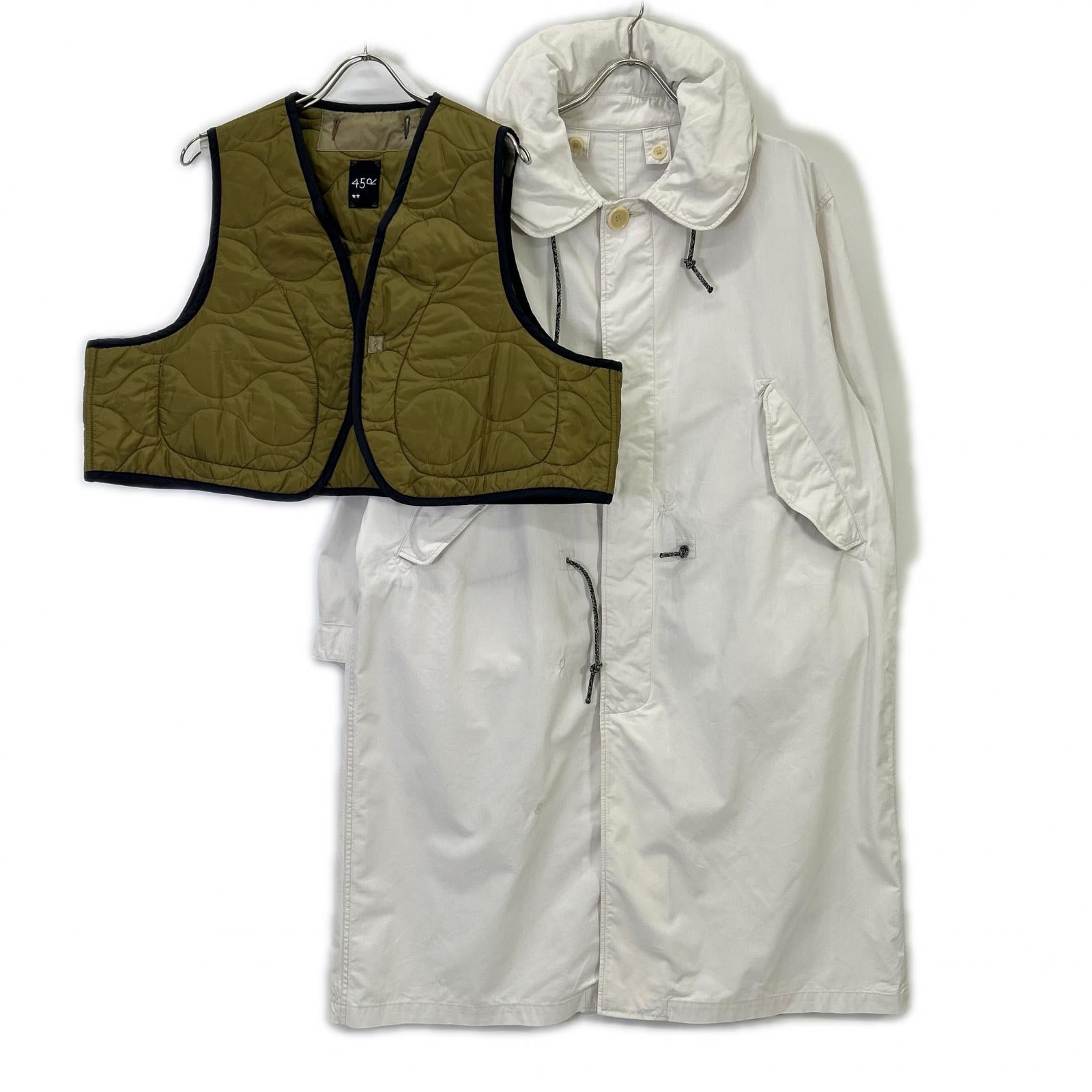 45R 四五服 80120014 白色 Weather 908 邓波领大衣 大衣