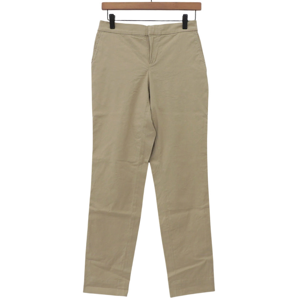 Excellent Condition Cotton-Linen Slim Pants Bottoms Women's Beige 2 5066052 Bottoms 2 Women's