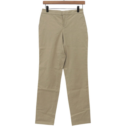Excellent Condition Cotton-Linen Slim Pants Bottoms Women's Beige 2 5066052 Bottoms 2 Women's