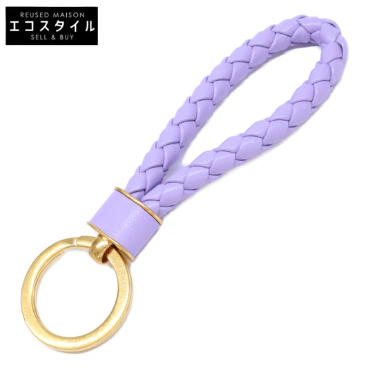 BOTTEGA VENETA Bottega Veneta [Like new] Intrecciato Leather Key Ring