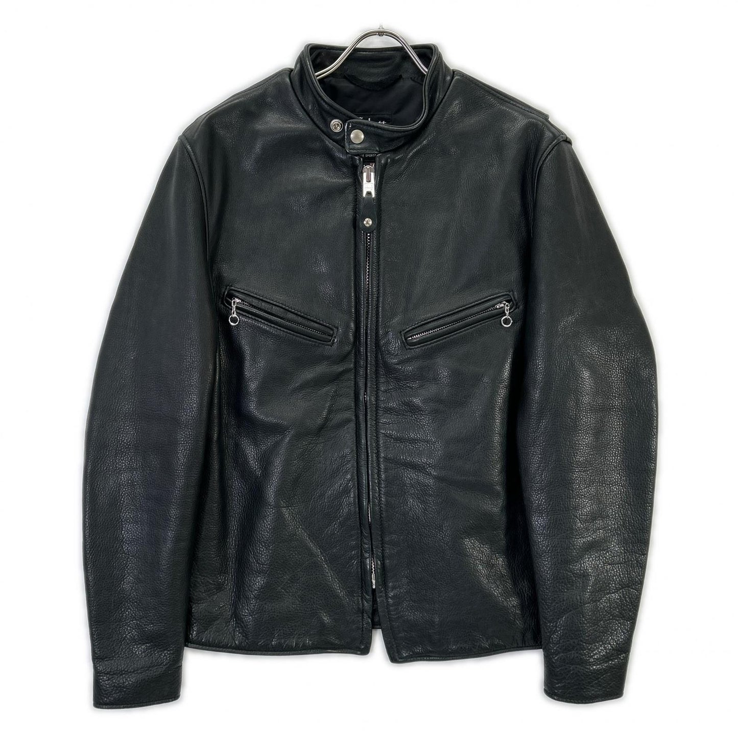 SCHOTT 肖特 25AW 7578 黑色 新裸牛皮 单排机车夹克 夹克